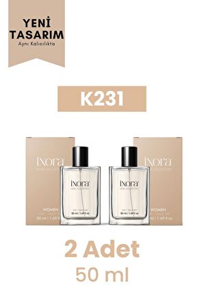 K231 Soft (2 Adet) Kadın Parfüm 50 ml Edp