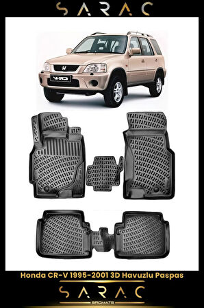 Honda Cr-v 2000 Model Araca Özel 3d Havuzlu Paspas