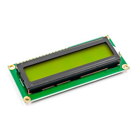 LCD1602 LCD Ekran (Sarı Yeşil Arka Işıklı)