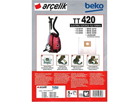 Arçelik TT420 Torba 5 Adet