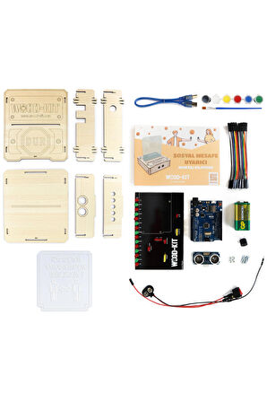 Wood-Kit STEM Robotik Kodlama DIY Mucit Seti - Sosyal Mesafe Uyarıcı