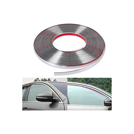 Ortası Krom 30 mm 3 metre Krom Nikelaj Şerit