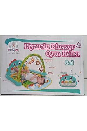 piyanolu dinazor oyun halısı