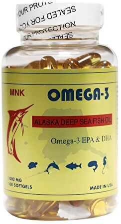 Mnk Omega 3 1000 Mg Balık Yağı 100 Softgel