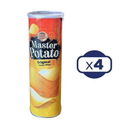 Master Potato Original Cips 110 gr x 4 Adet