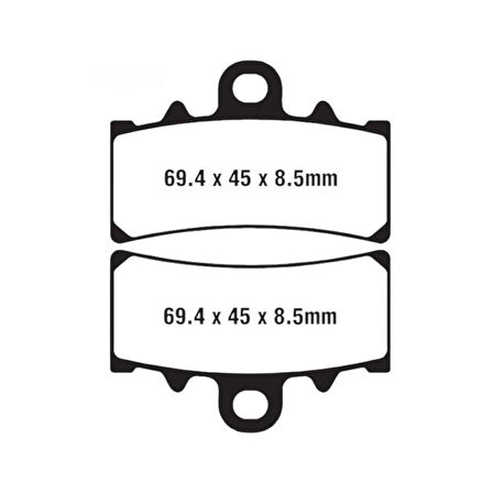 Motobir Ön Fren Balatası Ktm Rc Duke 125 250 390 Bajaj Dominar 250 400 2020  Bmw G310