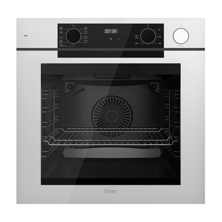 QEP64CB New Steamart&Fryart Serisi Buharlı Beyaz Ankastre Fırın (0+9 Fonksiyon)
