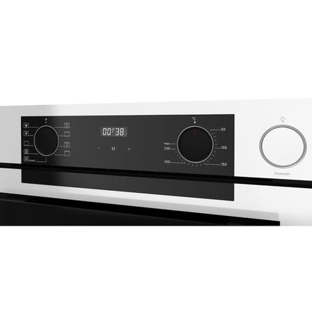 QEP64CB New Steamart&Fryart Serisi Buharlı Beyaz Ankastre Fırın (0+9 Fonksiyon)