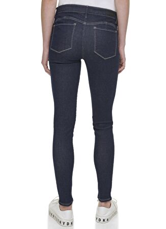 Dkny Jeans Normal Bel Skinny Fit Koyu İndigo Kadın Pantolon E0RK0670