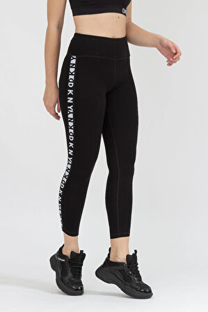 Hw 7/8 Logo Tape Tgt Kadın Tayt-Siyah | L