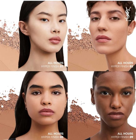 YVES SAINT LAURENT All Hours Hyper Finish - Doğal Mat Bitişli Sabitleyici Pudra 03