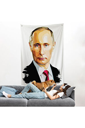 Vladimir Putin - Rusya Devlet Başkanı Duvar Örtüsü-7958