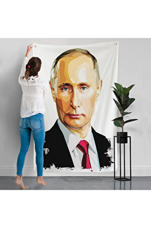 Vladimir Putin - Rusya Devlet Başkanı Duvar Örtüsü-7958