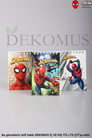 DEKOMUS İLE LİSANSLI SPIDERMAN A7 NOT DEFTERİ 