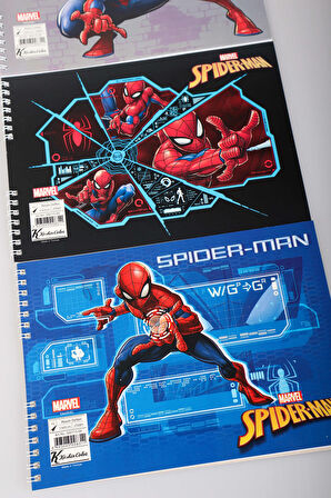 DEKOMUS İLE LİSANSLI SPIDERMAN "TEKLİ" RESİM DEFTERİ 17*24 CM 15 YAPRAK