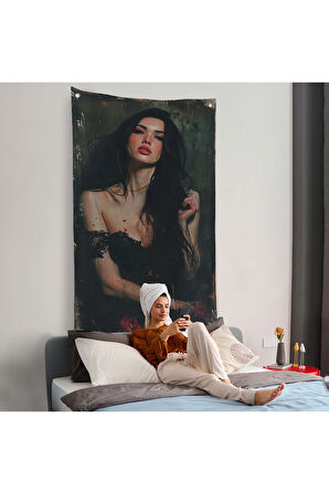 Bohem Kadın Duvar Örtüsü-7960