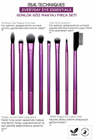 Everyday Eye Essentials - Günlük Göz Makyaj Fırça Seti