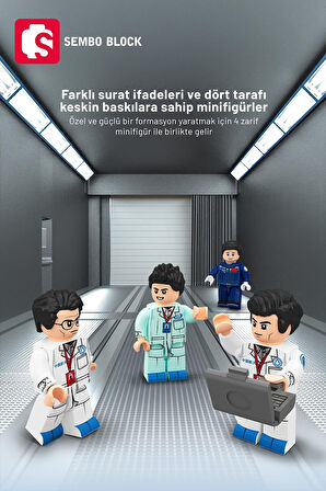 Long March 5 Taşıyıcı Roket 1102 Parça yapı blokları Legoile uyumlu (203365)