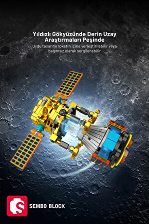 Long March 5 Taşıyıcı Roket 1102 Parça yapı blokları Legoile uyumlu (203365)