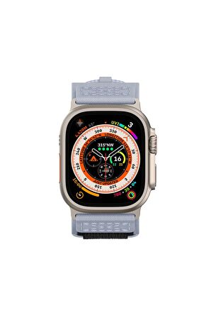 Apple Watch Ultra 49mm Uyumlu Fuchsia DRK-99 Hasır Kordon