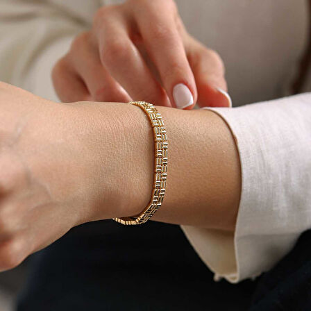 Mini Çubuk Örgü Bileklik