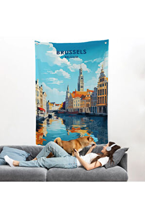 Brüksel Belçika Duvar Örtüsü-7964