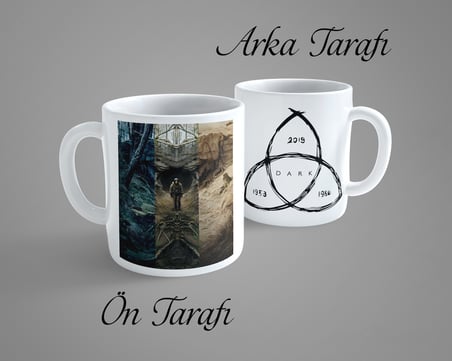 Dark Porselen Kupa Bardak