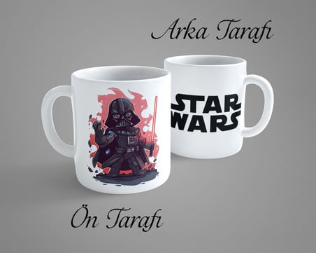 Darth Vader Porselen Kupa Bardak