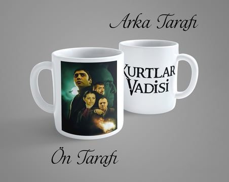 Kurtlar Vadisi 2 Porselen Kupa Bardak