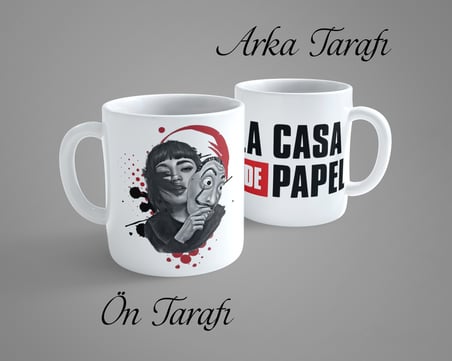 La Casa De Papel Tokyo 3 Porselen Kupa Bardak