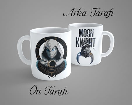 Moon Knight Porselen Kupa Bardak