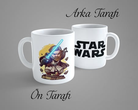 Obi-Wan Kenobi Porselen Kupa Bardak