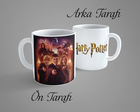 Hatty Potter 2 Porselen Kupa Bardak