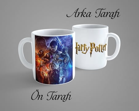 Hatty Potter 4 Porselen Kupa Bardak