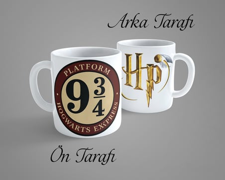 Harry Potter 9 3 4 Porselen Kupa Bardak