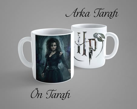 Harry Potter Bellatrix Porselen Kupa Bardak