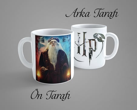 Harry Potter Dumbledore Porselen Kupa Bardak