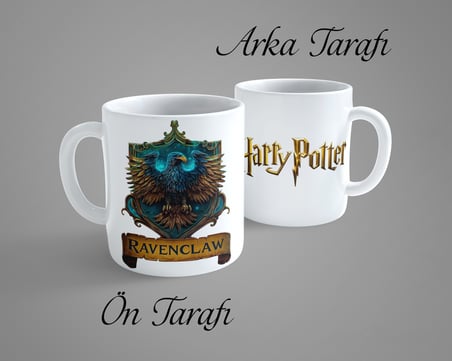 Harry Potter Ravenclaw 2 Porselen Kupa Bardak