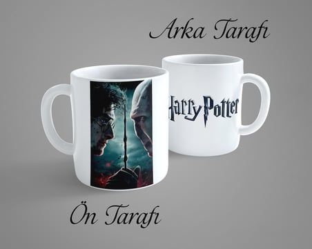 Harry Potter Voldemort-Harry Porselen Kupa Bardak