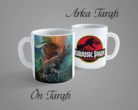 Jurassic Park 5 Porselen Kupa Bardak