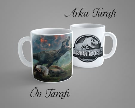 Jurassic World Porselen Kupa Bardak