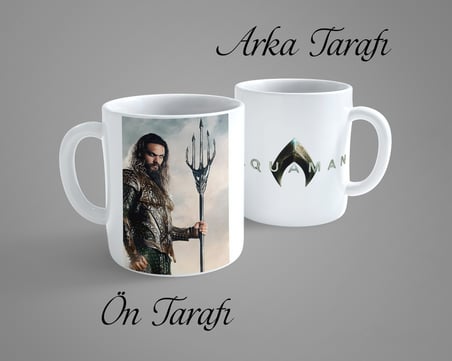 Aquaman 3 Porselen Kupa Bardak