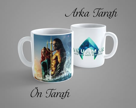 Aquaman ve Kayıp Krallık Mera Porselen Kupa Bardak