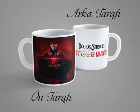 Doctor Strange Çoklu Evren Çılgınlığı Strange 2 Porselen Kupa Bardak