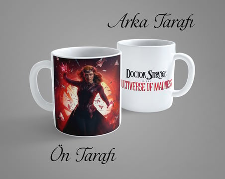 Doctor Strange Çoklu Evren Çılgınlığı Wanda Porselen Kupa Bardak