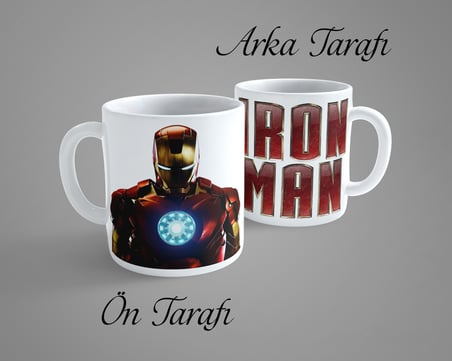 Iron Man 7 Porselen Kupa Bardak