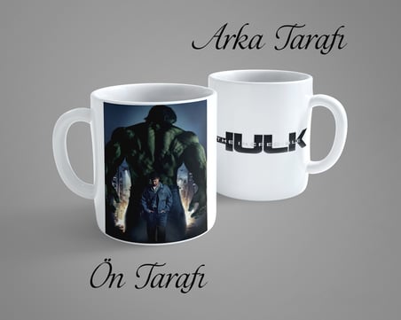 The Incredible Hulk Bruce Banner Porselen Kupa Bardak
