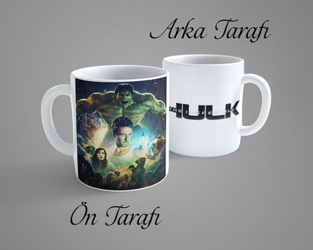 The Incredible Hulk Porselen Kupa Bardak