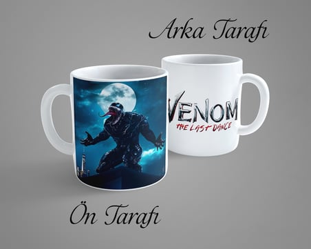 Venom Son Dans 2 Porselen Kupa Bardak