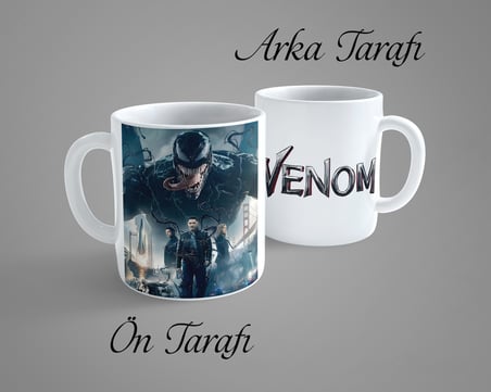 Venom Porselen Kupa Bardak